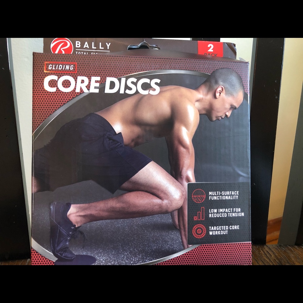 Bally Total Fitness Gliding Core Discs for workout